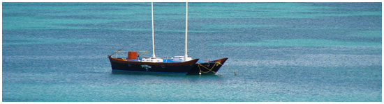 Zandstrand op Aruba
